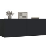 VidaXL Tv-meubelen 2 st 80x30x30 cm bewerkt hout zwart