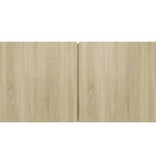 VidaXL Tv-hangmeubelen 3 st 60x30x30 cm sonoma eikenkleurig