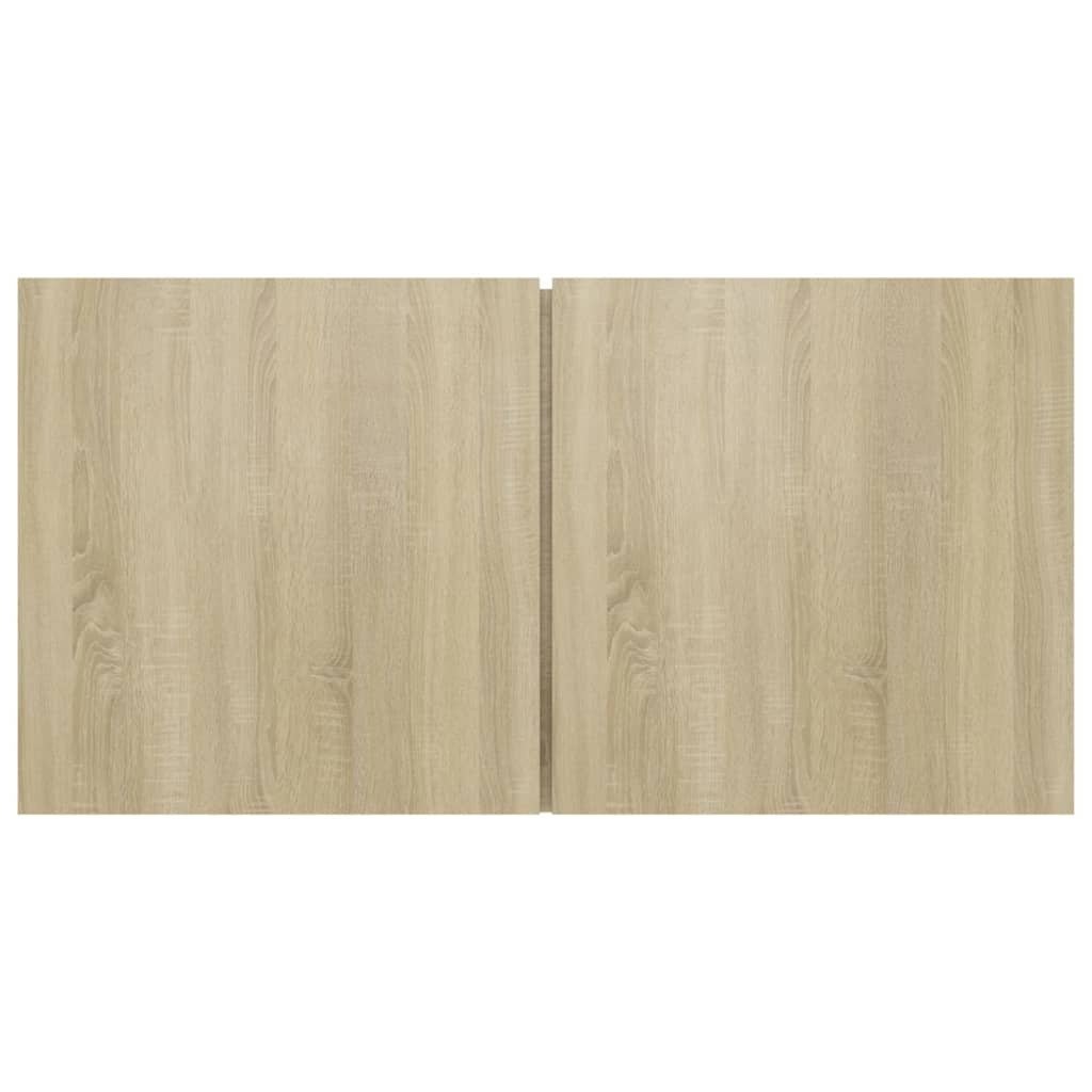 VidaXL Tv-hangmeubelen 3 st 60x30x30 cm sonoma eikenkleurig