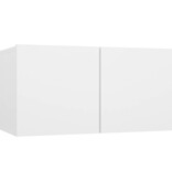 VidaXL TV-hangkasten 3 st 60x30x30 cm wit