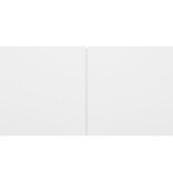 VidaXL Tv-hangmeubelen 2 st 60x30x30 cm wit