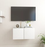 VidaXL Tv-hangmeubel 60x30x30 cm wit