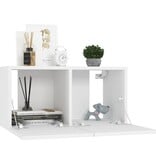 VidaXL Tv-hangmeubel 60x30x30 cm wit
