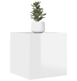 VidaXL Tv-wandmeubel 30,5x30x30 cm hoogglans wit