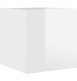 VidaXL Tv-wandmeubel 30,5x30x30 cm hoogglans wit