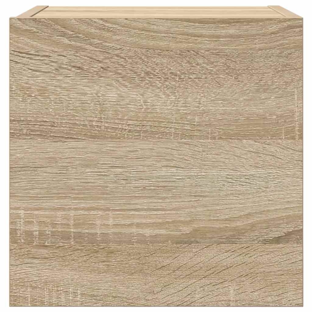 VidaXL Tv-wandmeubelen 2 st 30,5x30x30 cm sonoma eikenkleurig