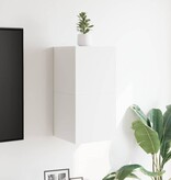 VidaXL Tv-wandmeubelen 2 st 30,5x30x30 cm wit