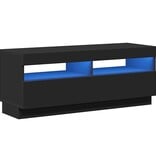VidaXL Tv-meubel met LED-verlichting 100x35x40 cm zwart
