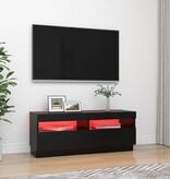 VidaXL Tv-meubel met LED-verlichting 100x35x40 cm zwart