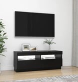 VidaXL Tv-meubel met LED-verlichting 100x35x40 cm zwart