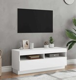 VidaXL Tv-meubel met LED-verlichting 100x35x40 cm wit