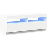 VidaXL Tv-meubel met LED-verlichting 100x35x40 cm wit