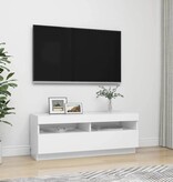 VidaXL Tv-meubel met LED-verlichting 100x35x40 cm wit