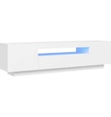 VidaXL Tv-meubel met LED-verlichting 160x35x40 cm wit