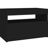 VidaXL Tv-meubel met LED-verlichting 60x35x40 cm zwart