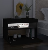 VidaXL Tv-meubel met LED-verlichting 60x35x40 cm zwart