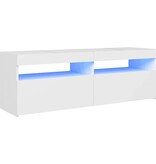 VidaXL Tv-meubel met LED-verlichting 120x35x40 cm wit