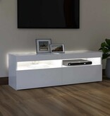 VidaXL Tv-meubel met LED-verlichting 120x35x40 cm wit