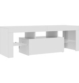 VidaXL Tv-meubel met LED-verlichting 120x35x40 cm hoogglans wit