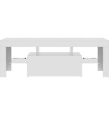 VidaXL Tv-meubel met LED-verlichting 120x35x40 cm hoogglans wit