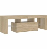 VidaXL Tv-meubel met LED-verlichting 120x35x40cm sonoma eikenkleurig