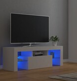 VidaXL Tv-meubel met LED-verlichting 120x35x40 cm wit