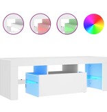 VidaXL Tv-meubel met LED-verlichting 120x35x40 cm wit