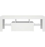 VidaXL Tv-meubel met LED-verlichting 120x35x40 cm wit