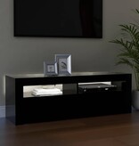 VidaXL Tv-meubel met LED-verlichting 120x35x40 cm zwart