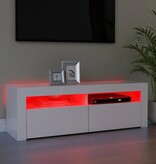 VidaXL Tv-meubel met LED-verlichting 120x35x40 cm wit