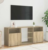 VidaXL Tv-meubel met LED-verlichting 120x30x50 cm sonoma eikenkleurig