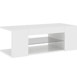VidaXL Tv-meubel met LED-verlichting 90x39x30 cm hoogglans wit