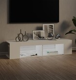 VidaXL Tv-meubel met LED-verlichting 135x39x30 cm wit
