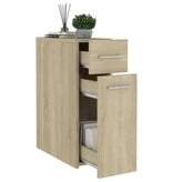 VidaXL Apothekerskast 20x45,5x60 cm bewerkt hout sonoma eikenkleurig