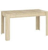 VidaXL Eettafel 140x74,5x76 cm spaanplaat sonoma eikenkleurig