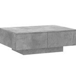 VidaXL Salontafel 90x60x31 cm spaanplaat betongrijs
