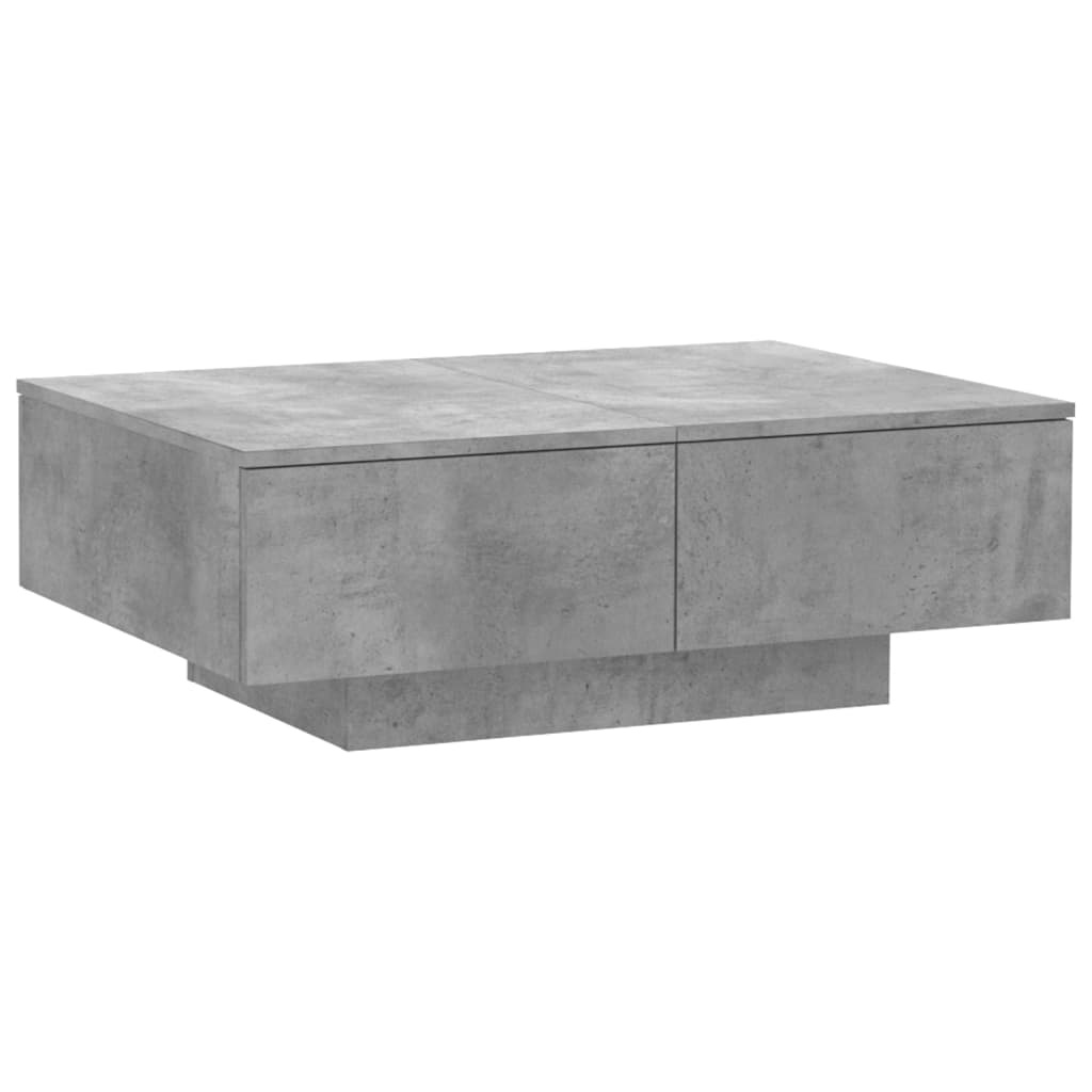VidaXL Salontafel 90x60x31 cm spaanplaat betongrijs