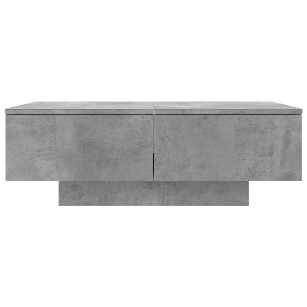 VidaXL Salontafel 90x60x31 cm spaanplaat betongrijs