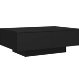 VidaXL Salontafel 90x60x31 cm spaanplaat zwart