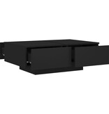 VidaXL Salontafel 90x60x31 cm spaanplaat zwart