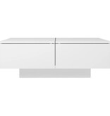 VidaXL Salontafel 90x60x31 cm bewerkt hout wit