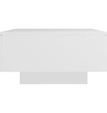 VidaXL Salontafel 90x60x31 cm bewerkt hout wit