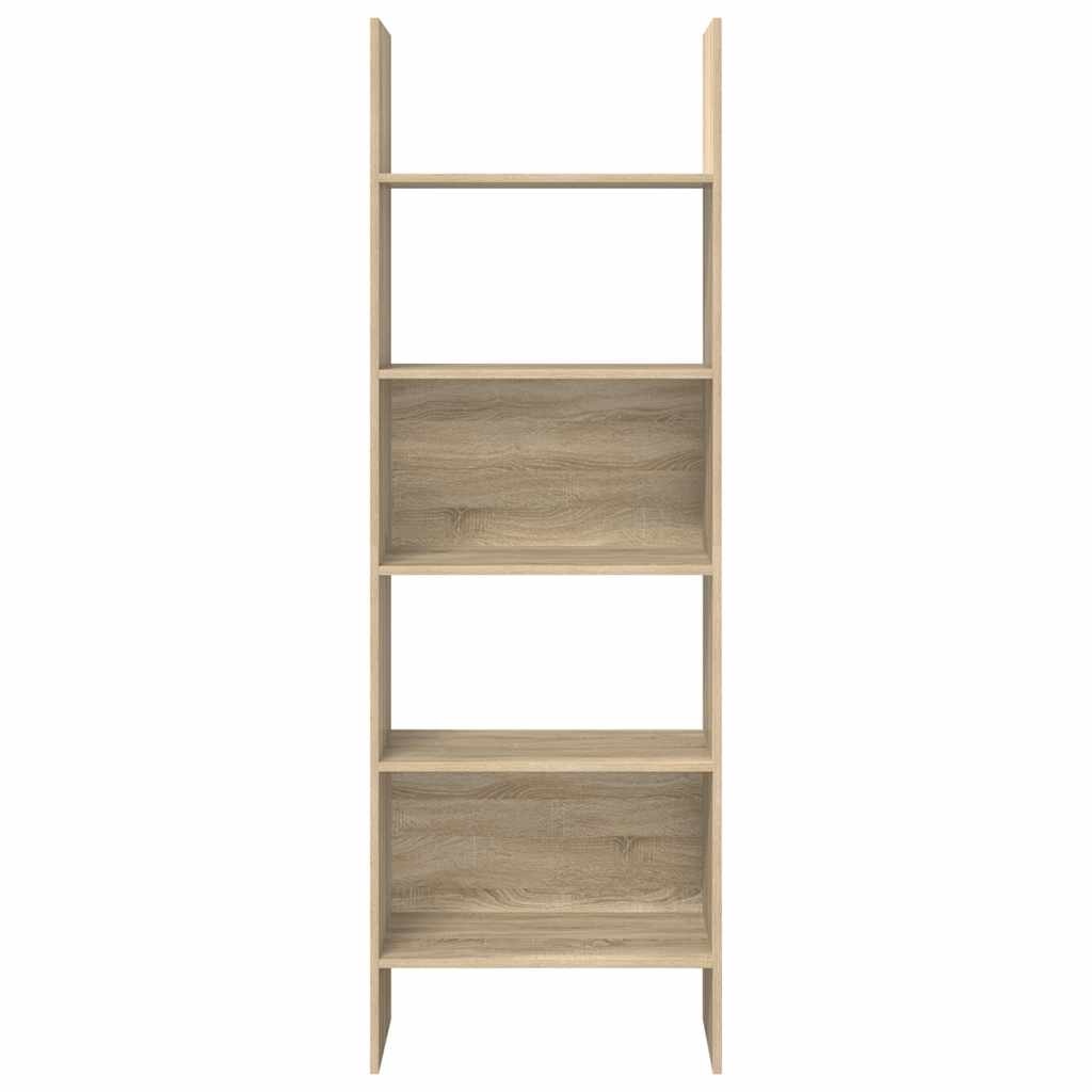 VidaXL Boekenkast 60x35x180 cm bewerkt hout sonoma eikenkleurig
