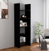 VidaXL Boekenkast 60x35x180 cm bewerkt hout zwart