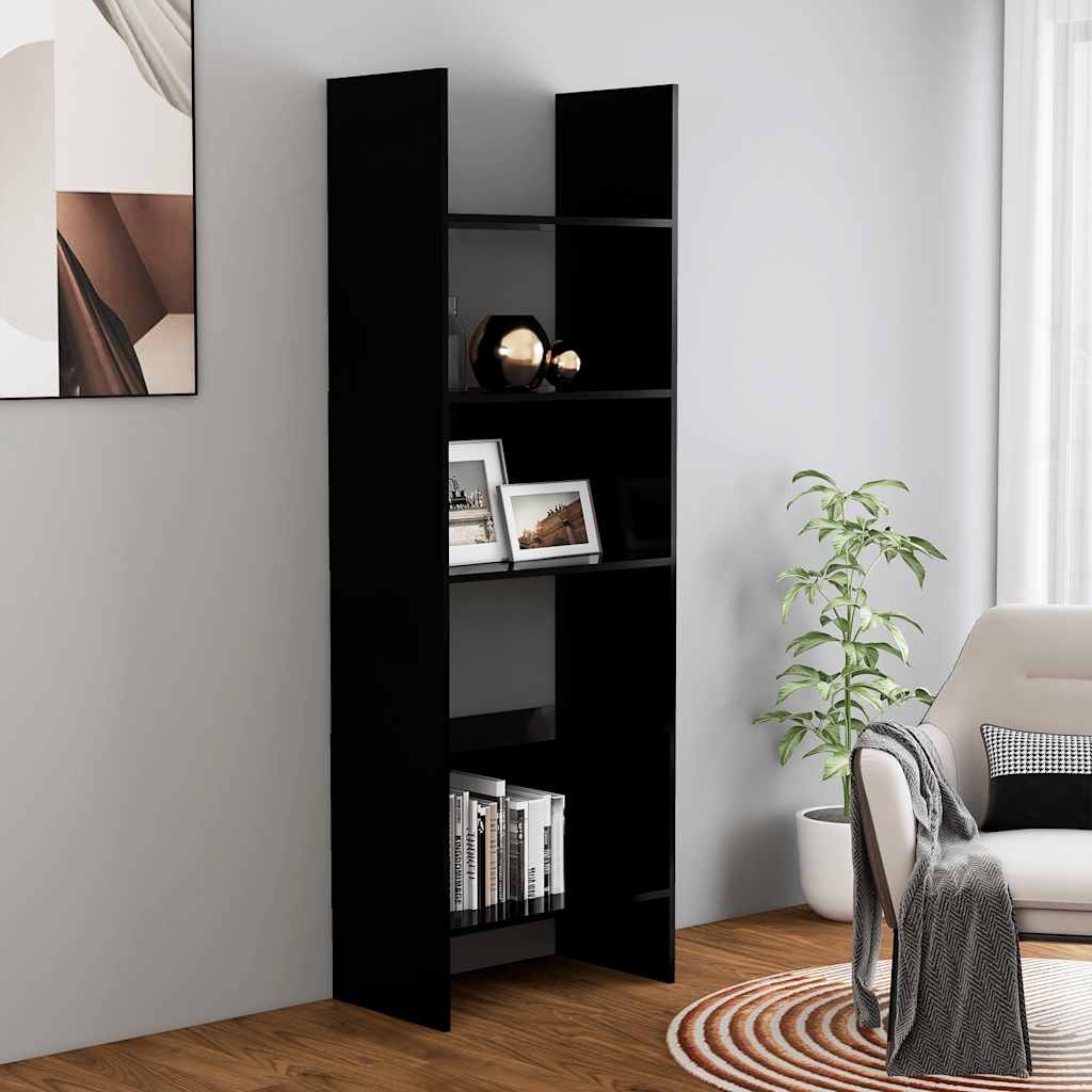 VidaXL Boekenkast 60x35x180 cm bewerkt hout zwart