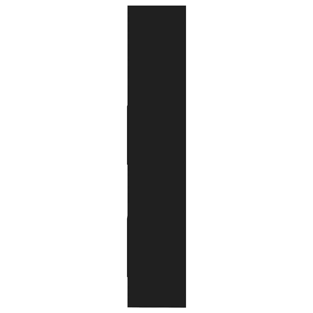 VidaXL Boekenkast 60x35x180 cm bewerkt hout zwart