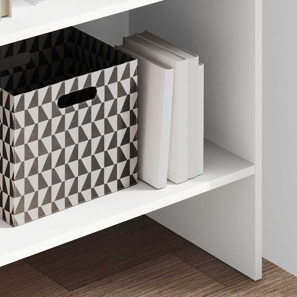 VidaXL Boekenkast 60x35x180 cm bewerkt hout wit