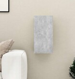 VidaXL Tv-meubel 30,5x30x60 cm bewerkt hout betongrijs