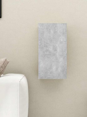 VidaXL Tv-meubel 30,5x30x60 cm bewerkt hout betongrijs