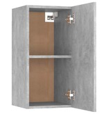 VidaXL Tv-meubel 30,5x30x60 cm bewerkt hout betongrijs